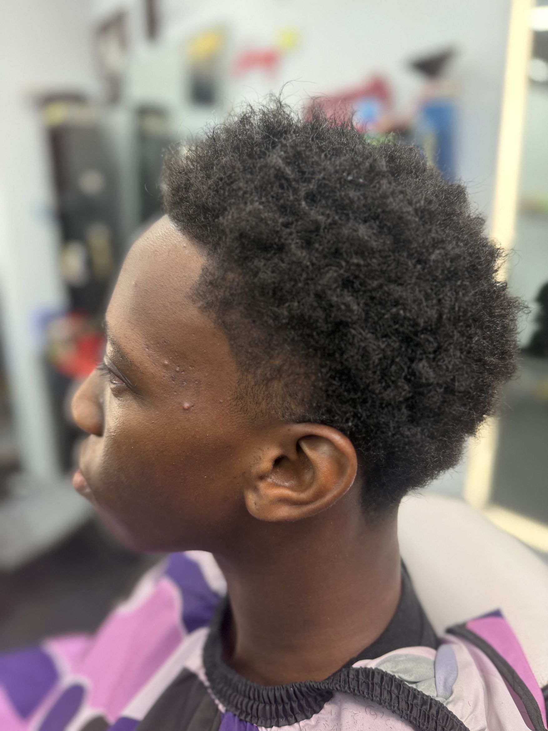 Fresh fade haircut at Faded Cutz Queens, Jamaica NY