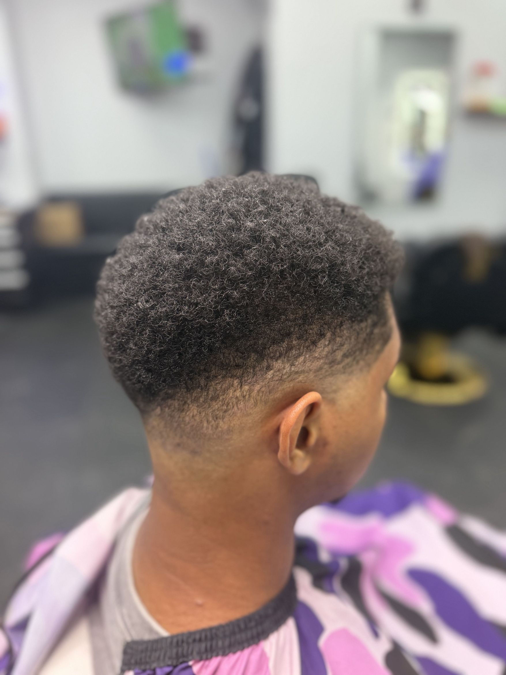 Hairline detail work at Faded Cutz Queens Jamaica NY